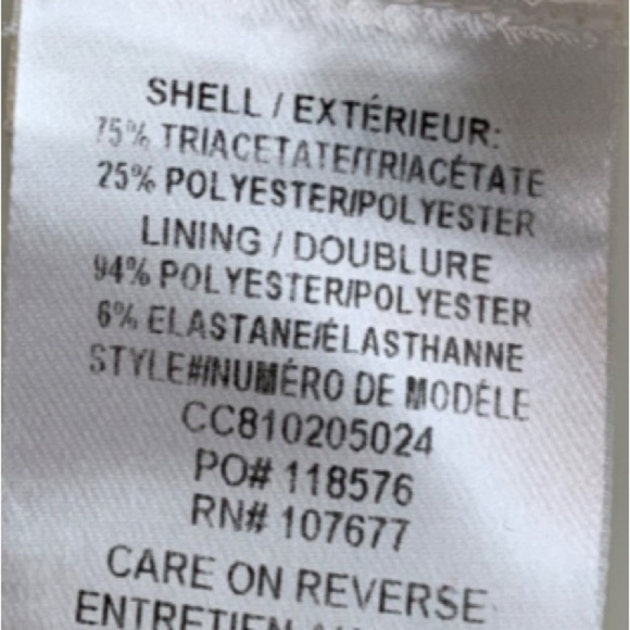 Women’s Alice & Olivia Crème Puffy Shoulder Cropped Jacket Sz 4 - Picture 6 of 6